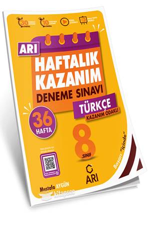 Arı 8 Sınıf Haftalık Kazanım İngilizce deneme sınavı