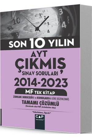 Çap Yayınları AYT MF Son 10 Yılın Çıkmış Soruları / 2014-2023