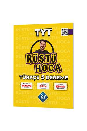 KR Akademi Rüştü Hoca TYT Türkçe 5 Deneme