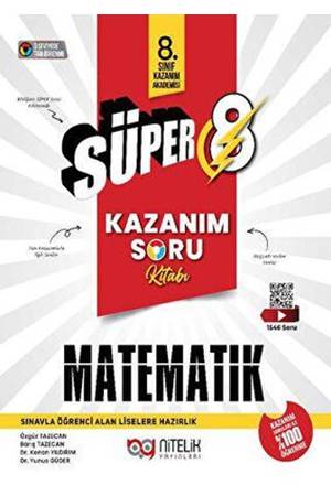 NİTELİK 8.SINIF SÜPER KAZANIM MATEMATİK SORU KİTABI