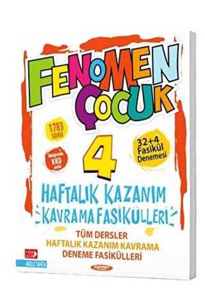 Fenomen Yayıncılık 4. Sınıf Tüm Dersler Haftalık Kazanım Kavrama Fasikülleri