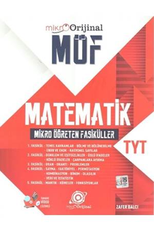 Orijinal Mikro TYT Matematik MÖF Mikro Öğreten Fasiküller Set