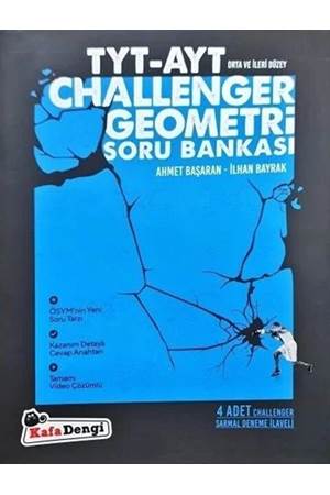 Kafadengi TYT Challenger Geometri Soru Bankası (Tümü Video Çözümlü)