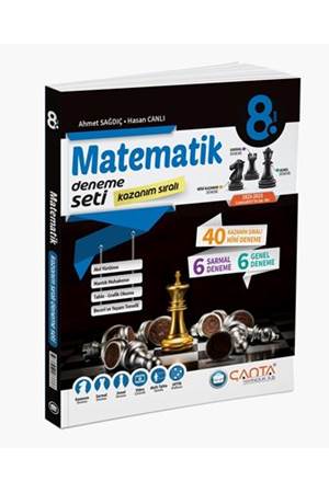 Çanta 8. Sınıf Matematik Kazanım Sıralı Deneme Seti