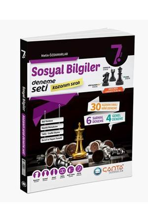 Çanta 7. Sınıf Sosyal Bilgiler Kazanım Sıralı Deneme Seti