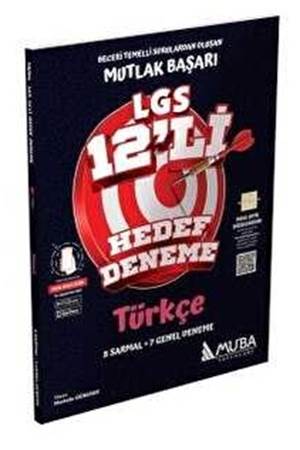 Muba Yayınları 8. Sınıf LGS Türkçe 12 li Hedef Deneme