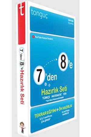 Tonguç Akademi 7`den 8`e Hazırlık Seti