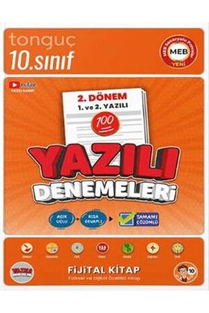 Tonguç 10. Sınıf Yazılı Denemeleri 2. Dönem 1 ve 2. Yazılı