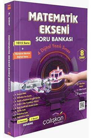 Çalışkan Yayınları 8. Sınıf Matematik Ekseni Soru Bankası