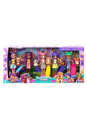 ENCHANTIMALS ŞEHİR BEBEKLERİ BEŞLİ PAKET