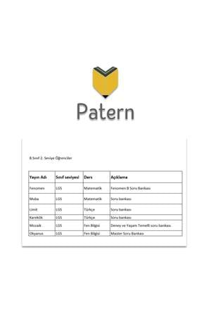 PATERN 8.SINIF 2.SEVİYE SET