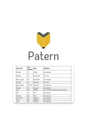 PATERN 12.SINIF EŞİT AĞIRLIK 1.SEVİYE SET