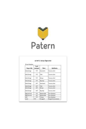 PATERN 12.SINIF SAYIAL 2.SEVİYE SET