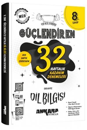ANKARA 8.SINIF DİL BİLGİSİ 32 HAFTA KAZANIM DENEMESİ