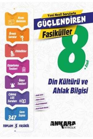ANKARA 8.SINIF DİN KÜLTÜRÜ VE AHLAK BİL.FASİKÜL KONU+SORU
