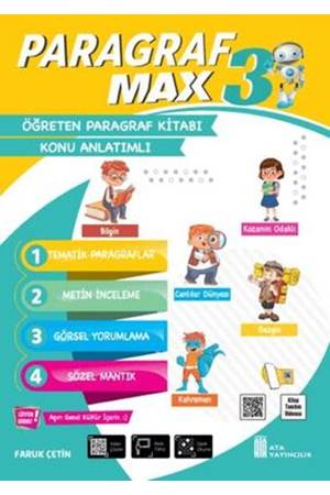 Ata Yayıncılık 3. Sınıf Paragraf Max Öğreten Paragraf Kitabı