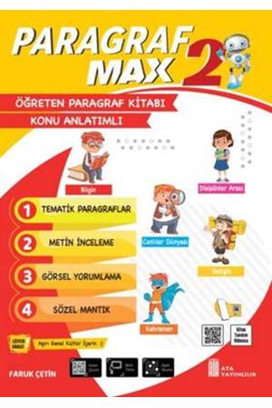 Ata Yayıncılık 2. Sınıf Paragraf Max Öğreten Paragraf Kitabı