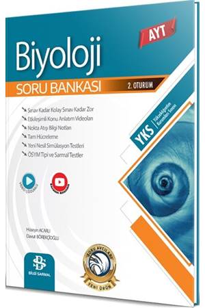 Bilgi Sarmal Yayınları AYT Biyoloji Soru Bankası