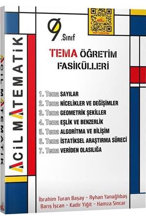 Acil Yayınları 9. Sınıf Acil Matematik Tema Öğretim Fasikülleri