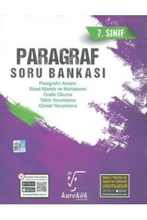 Karekök Yayıncılık 7. Sınıf Paragraf Soru Bankası