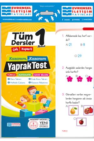 1.Sınıf Tüm Dersler Yaprak Test