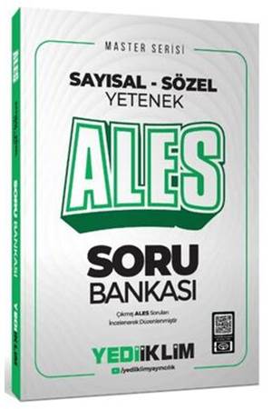 Yediiklim Yayınları 2025 ALES Sayısal Sözel Yetenek Soru Bankası