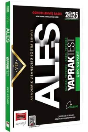 Yargı Yayınevi 2025 ALES Vip Sayısal-Sözel Yetenek Çek Kopart Yaprak Test