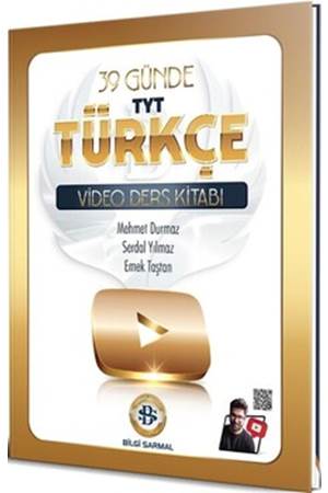 Bilgi Sarmal TYT Türkçe 39 Günde Video Ders Kitabı