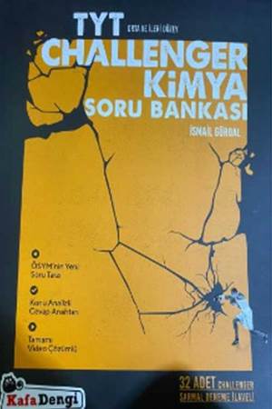 Kafadengi TYT Challenger Kimya Soru Bankası (Tümü Video Çözümlü)