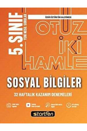 Startfen Yayınları 5. Sınıf Sosyal Bilgiler 32 Haftalık Kazanım Denemeleri