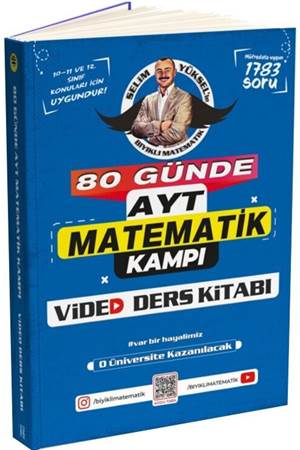Bıyıklı Matematik 80 Günde AYT Matematik Video Ders Kitabı