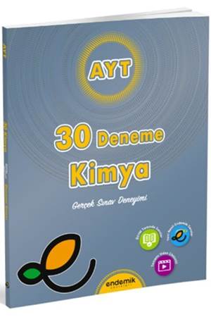 Endemik Yayınları AYT Kimya 30 Deneme