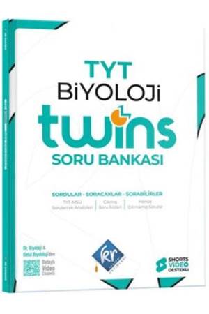 KR Akademi Yayınları TYT Twins Biyoloji Soru Bankası