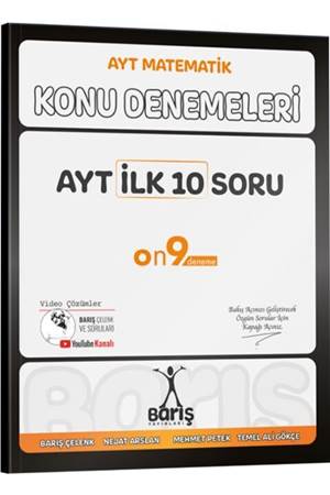 Barış Yay.AYT İlk 10 Soru Konu Denemeleri