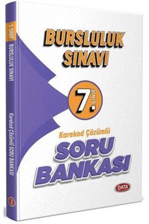 Data Yayınları 7. Sınıf Bursluluk Sınavı Soru Bankası - Karekod Çözümlü