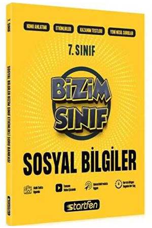 Startfen Yayınları 7. Sınıf Bizim Sınıf Sosyal Bilgiler Etkinlikli Soru Bankası