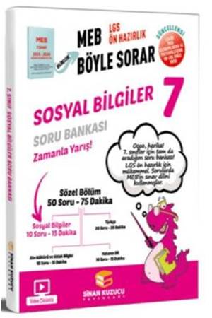Sinan Kuzucu Yayınları 7. Sınıf Sosyal Bilgiler Soru Bankası