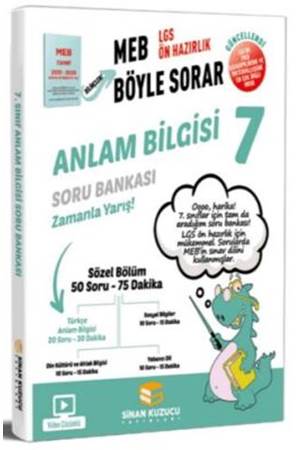 Sinan Kuzucu Yayınları 7. Sınıf Anlam Bilgisi Soru Bankası