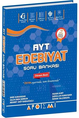 Apotemi Yayınları AYT Edebiyat Soru Bankası
