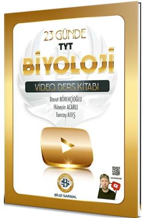 Bilgi Sarmal TYT Biyoloji 23 Günde Video Ders Kitabı