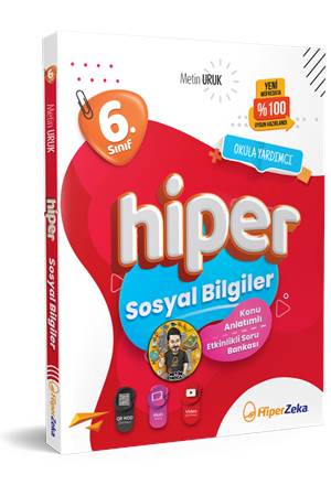 Hiper Zeka 6. Sınıf Hiper Sosyal Bilgiler Konu Anlatımlı & Soru Bankası