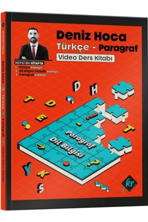 KR Akademi Deniz Hoca Tüm Sınavlar İçin Türkçe Video Ders Kitabı
