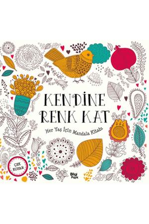 Kendine Renk Kat Her Yaş İçin Mandala