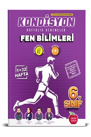 Newton 6.Sınıf Kondisyon Fen Bilimleri Haftalık Kazanım Denemeleri 33 Hafta