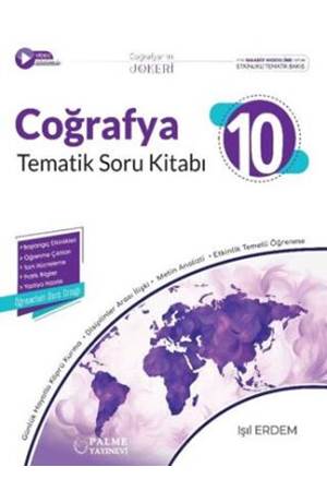 Palme Yayınları 10. Sınıf Joker Coğrafya Tematik Soru Kitabı