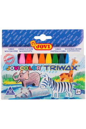 JOVI PASTEL MUM BOYA 12 RENK TRIWAX