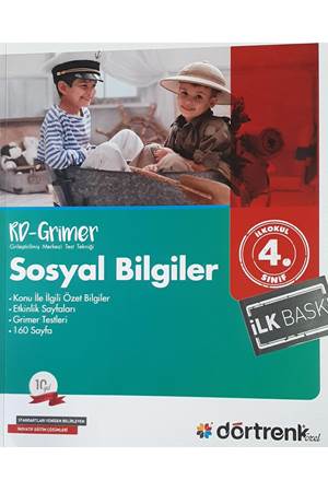 Dörtrenk 4.Sınıf RD Grimer Sosyal Bilgiler