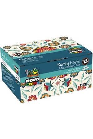 Nova Color Kumaş Boyası 12'li Takım