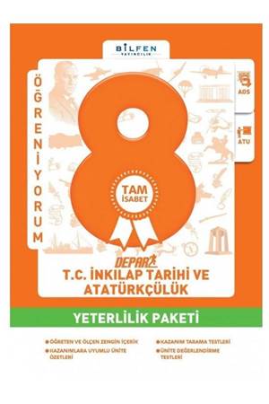 BİLFEN 8. SINIF TC INKILAP TARİHİ VE ATATÜRKÇÜLÜK DEPAR YETERLİLİK PAKETİ