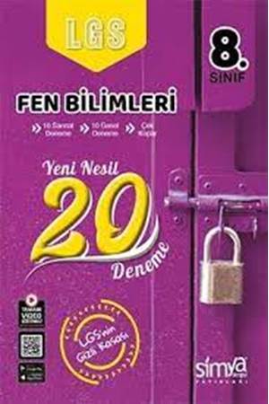 8. Sınıf Fen Bilimleri Branş Deneme Sınavı Simya Yayınları
